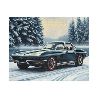 Vintage Car Puzzle Classic 1963 Retro Automobile Friend Gift for Car Lovers 520 pcs (Horizontal) Puzzle The Puzzle Chest