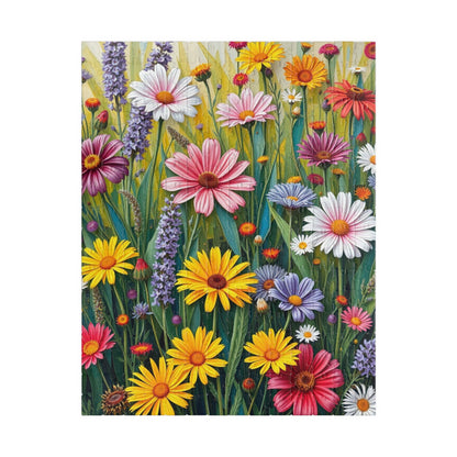 Floral Puzzle, Colorful Flower Jigsaw, Nature-Themed Family Game 252 pcs (Vertical) Puzzle The Puzzle Chest