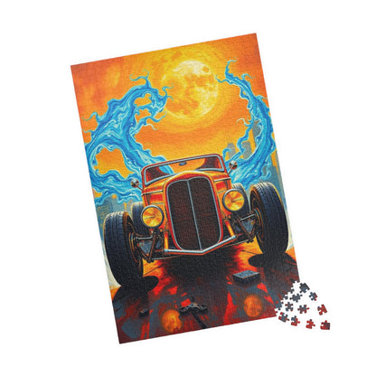 Vintage Car Puzzle - Retro Classic Automobile Artwork, Nostalgic Vehicle Puzzle The Puzzle Chest