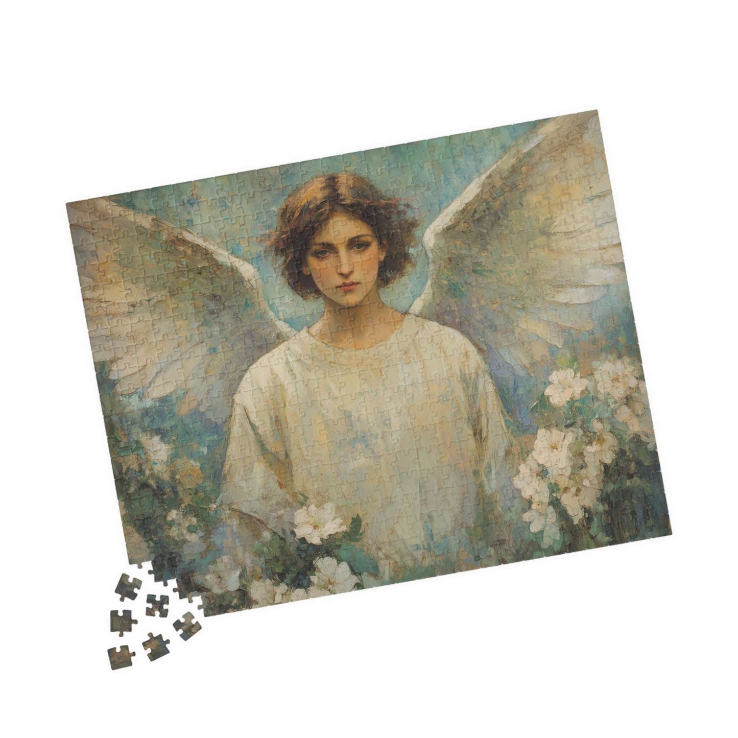 Angel Portrait Puzzle | Religious Art Jigsaw Game, Christian