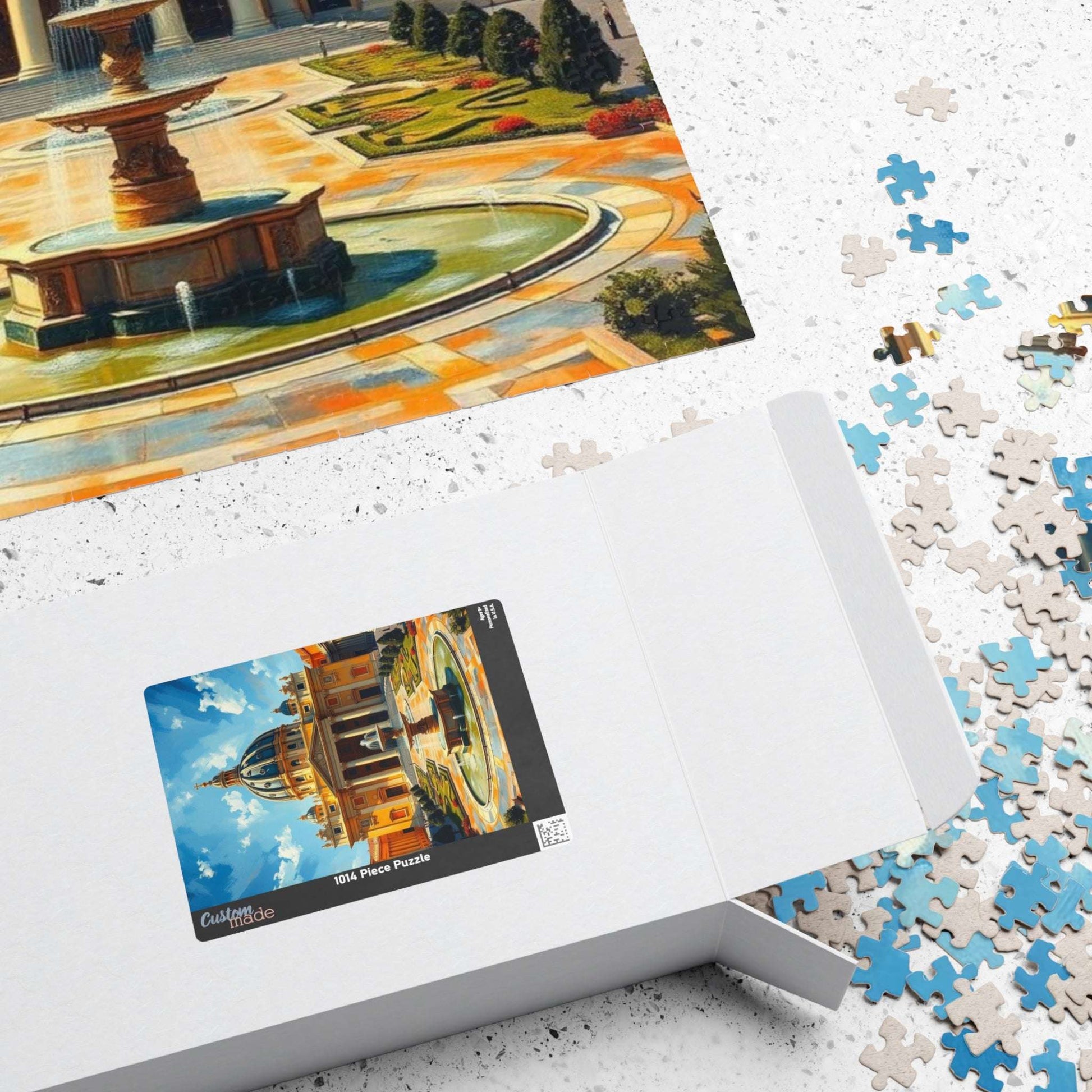 St. Peter’s Basilica Puzzle – Jigsaw of Vatican Landmark, Dome and Colonnades, Architecture Puzzle The Puzzle Chest