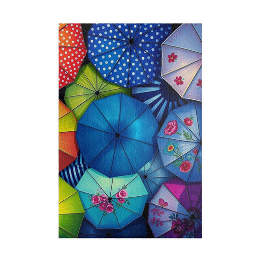 Chaotic Umbrella Puzzle Jigsaw Game - Vibrant Collage Design, Family Bonding Time, Mental Workout, Unique Gift for Friends 1014 pcs (Vertical) Puzzle The Puzzle Chest