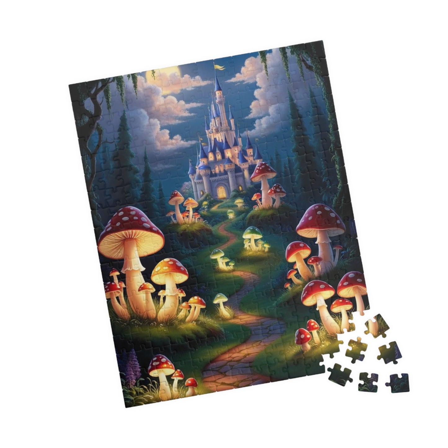 Fantasy Mushroom Castle Puzzle, Enchanting 110-1014 pieces, Perfect for Family Game Night, Ideal Gift for Puzzle Lovers Puzzle The Puzzle Chest