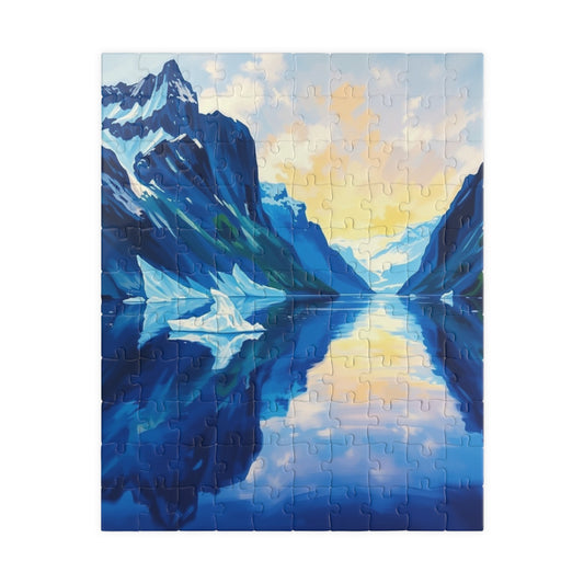 Scenic Landscape Puzzle | Serenity Vibes | 110, 252, 520, 1014-piece | Mindfulness Activity, Gift for Nature Lovers, Family Game, Home 110 pcs (Vertical) Puzzle The Puzzle Chest