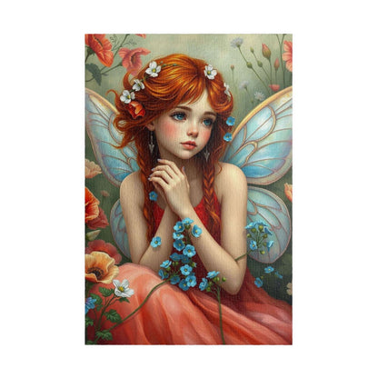 Auburn Flower Fairy Puzzle - Summer Garden Fantasy Jigsaw with Wildflowers, 110-1014 Piece Puzzle Lover Gift for Mindful Family or Solo Fun