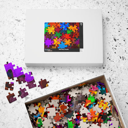 Chaotic Puzzle Piece Jigsaw Collage Puzzle - Fun for Adults, Family Game Night Activity, Creative Hobby, Senior Mental Exercise Puzzle The Puzzle Chest