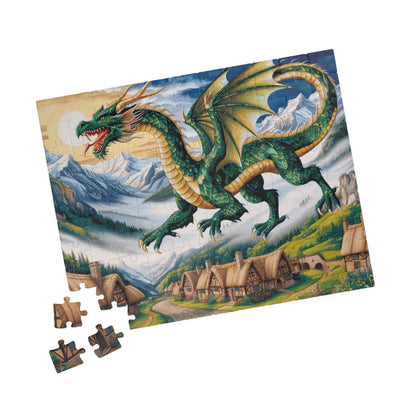 Mosaic Dragon Mythical Jigsaw Puzzle Puzzle The Puzzle Chest
