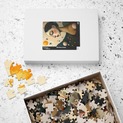 Artistic Portrait Jigsaw Puzzle - Surreal Home Entertainment, Relaxation Activity, Gift for Art Lovers, Mindfulness Activity, Family Fun Puzzle The Puzzle Chest