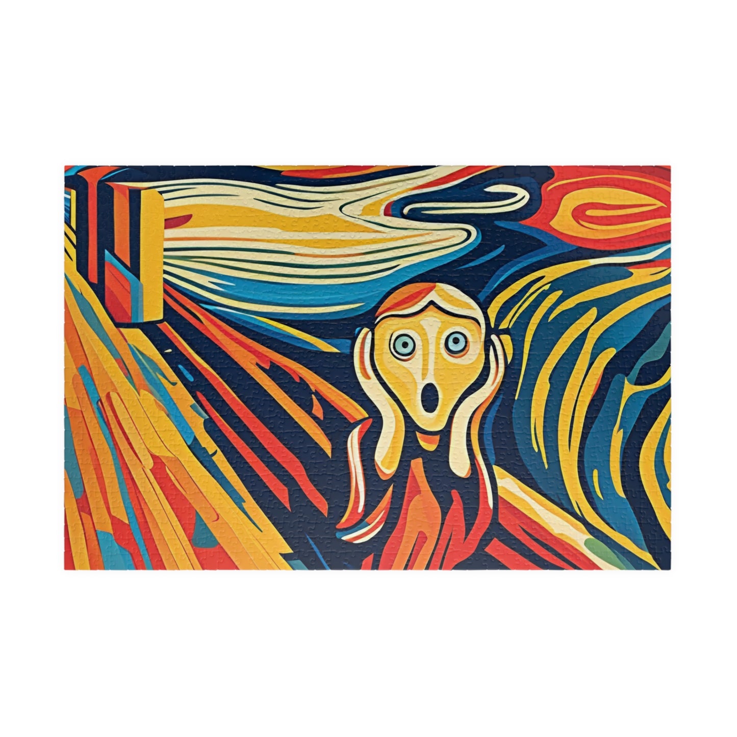 The Scream Modern Jigsaw Puzzle - Inspired By Edvard Munch 1014 pcs (Horizontal) Puzzle The Puzzle Chest