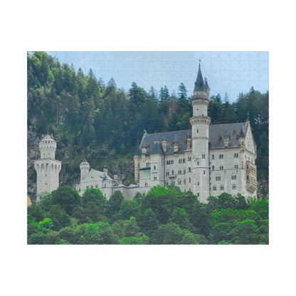 Neuschwanstein Castle Jigsaw Puzzle - Historical Landmark, Germany Bavarian Landscape Realistic Summer View, Alps German Architecture Puzzle The Puzzle Chest