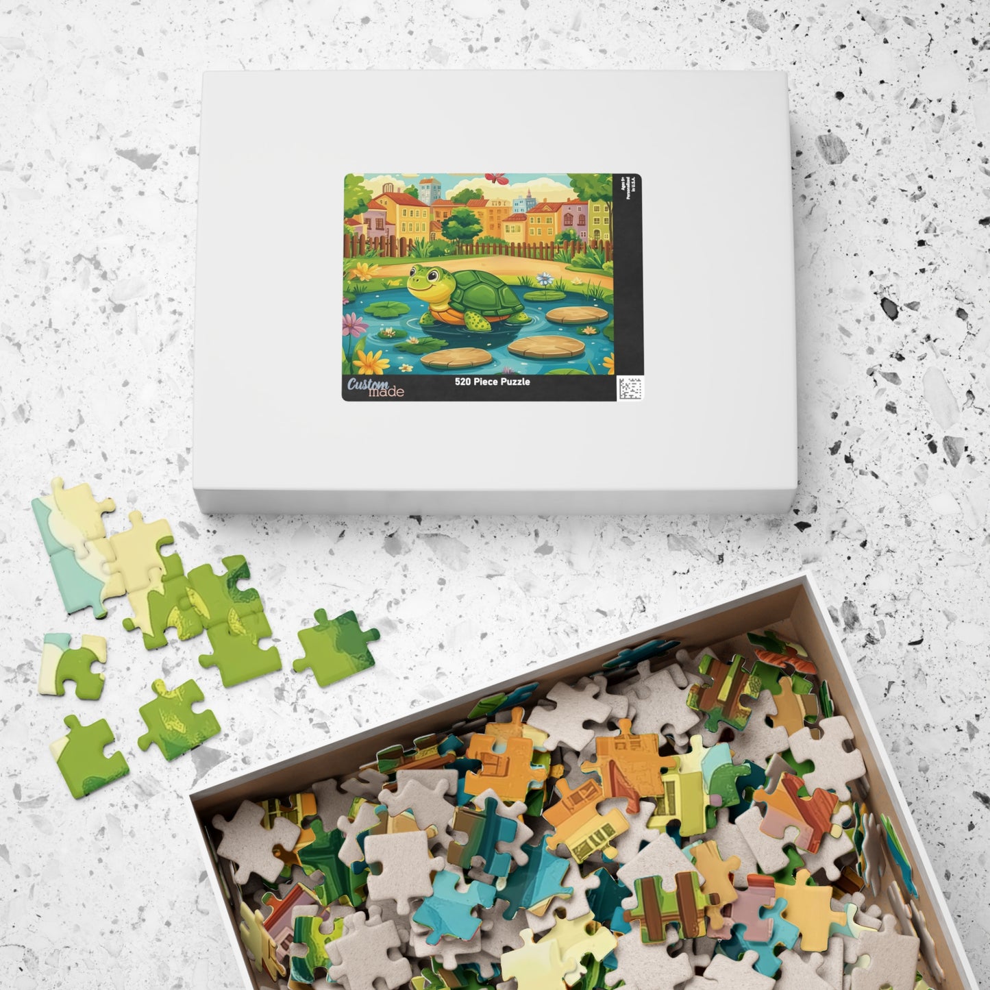 Smiling Turtle Pond Puzzle | Cute Animal Jigsaw Game Puzzle The Puzzle Chest