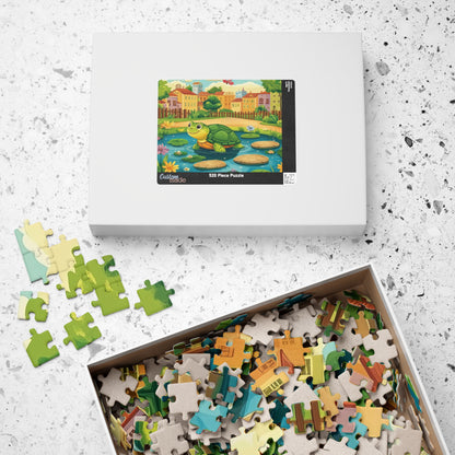 Smiling Turtle Pond Puzzle | Cute Animal Jigsaw Game Puzzle The Puzzle Chest