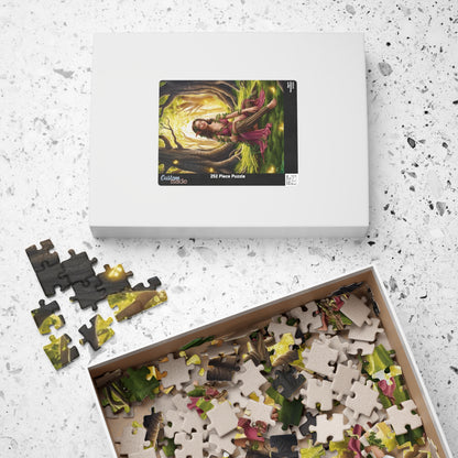 Forest Nymph Jigsaw Puzzle, Mythical Creature Woodland Tabletop Game, Fantasy Lover Gift, Relaxing Hobby, Mindfulness Activity, Nature Puzzle The Puzzle Chest