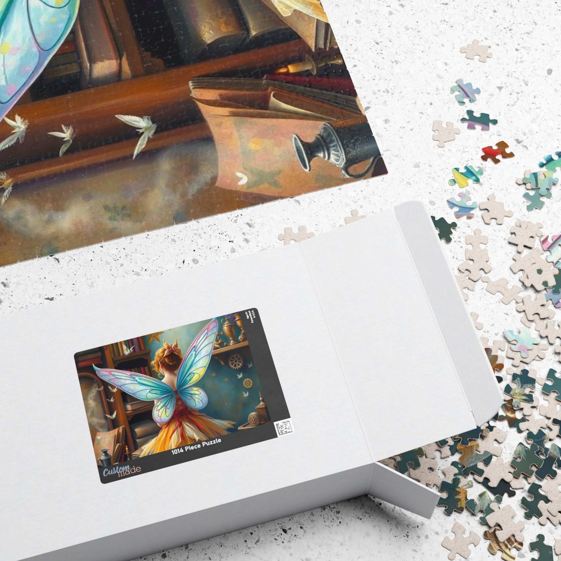 Fairy Steampunk Jigsaw Puzzle, Enchanting Adult Puzzle Lover Gift for Solo Fun or Family Activity, Birthday Holiday Gift Idea, Brain Teaser Puzzle The Puzzle Chest