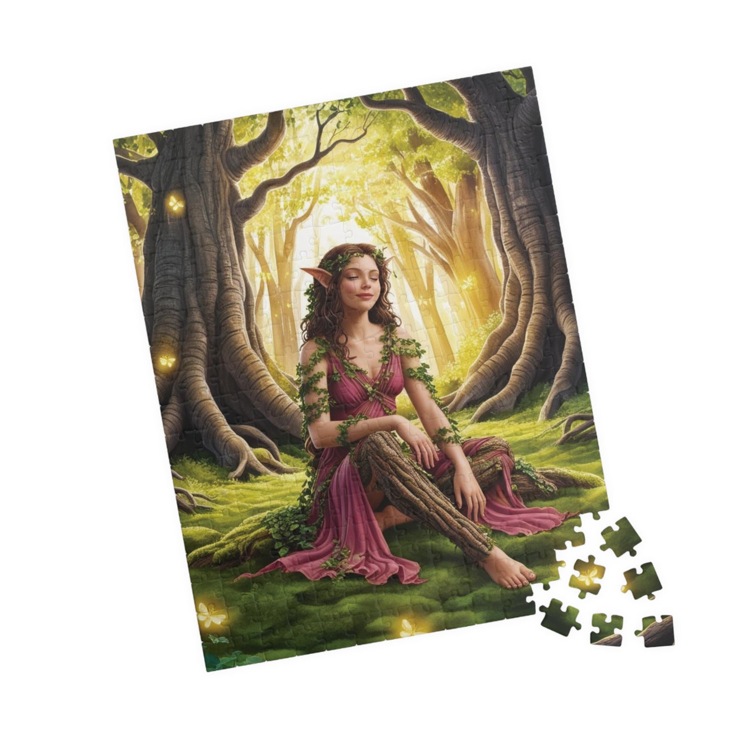 Forest Nymph Jigsaw Puzzle, Mythical Creature Woodland Tabletop Game, Fantasy Lover Gift, Relaxing Hobby, Mindfulness Activity, Nature Puzzle The Puzzle Chest