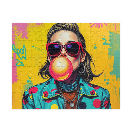 Retro Pop Art Jigsaw Puzzle | Fun Gift for Adults, Home Entertainment, Unique Collectible, Great for Parties and Family Nights 110 pcs (Horizontal) Puzzle The Puzzle Chest