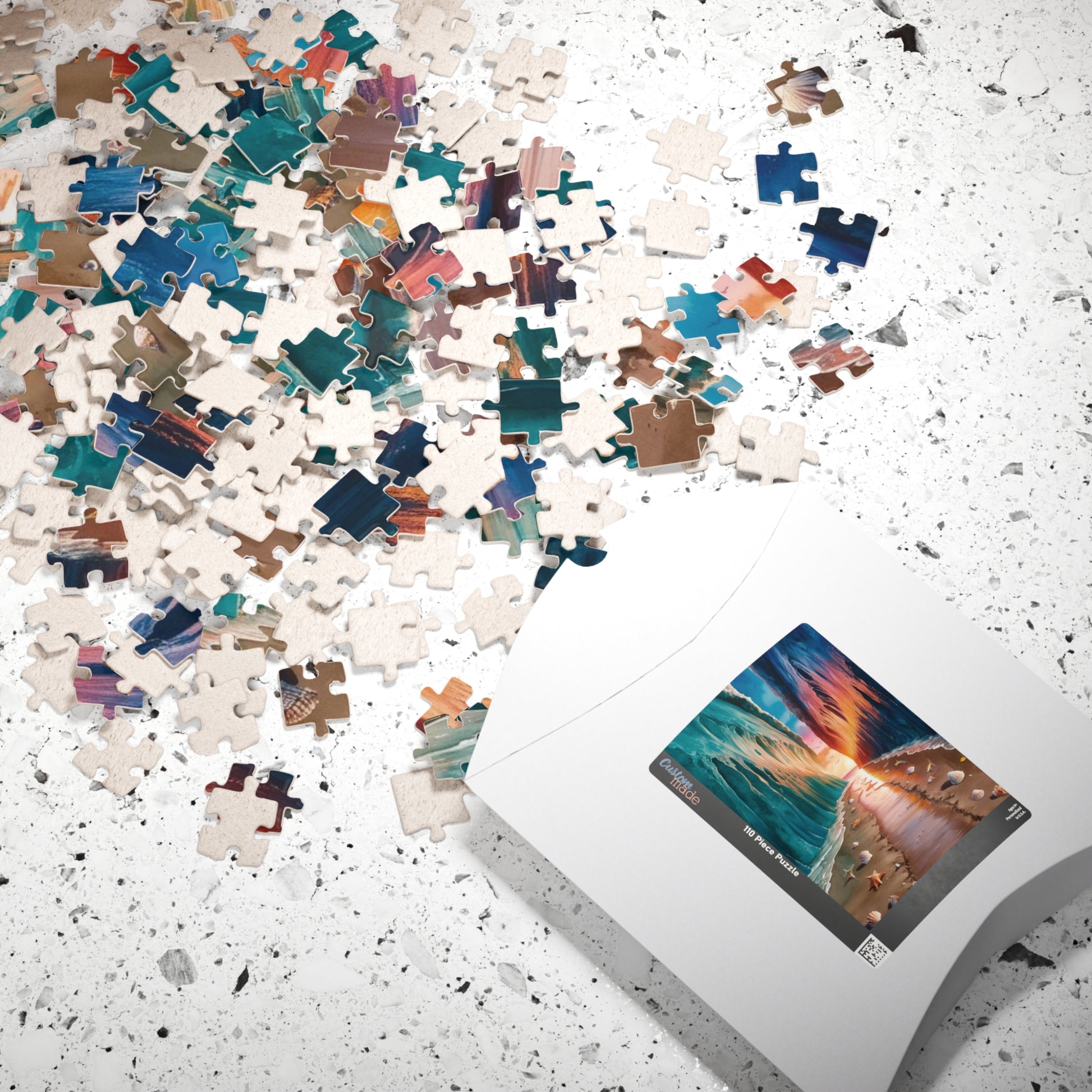Religious Christian Puzzle: Parting of the Red Sea, Biblical Scene Jigsaw, Educational Activity, Family Game Night, Best Unique Gift, Hobby Puzzle The Puzzle Chest