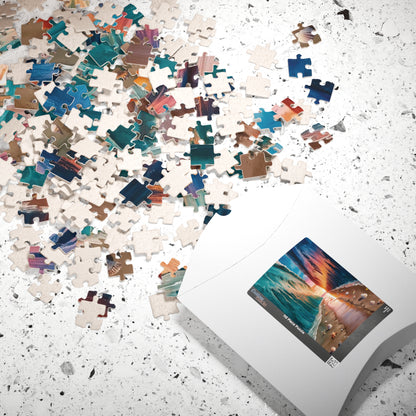Religious Christian Puzzle: Parting of the Red Sea, Biblical Scene Jigsaw, Educational Activity, Family Game Night, Best Unique Gift, Hobby Puzzle The Puzzle Chest