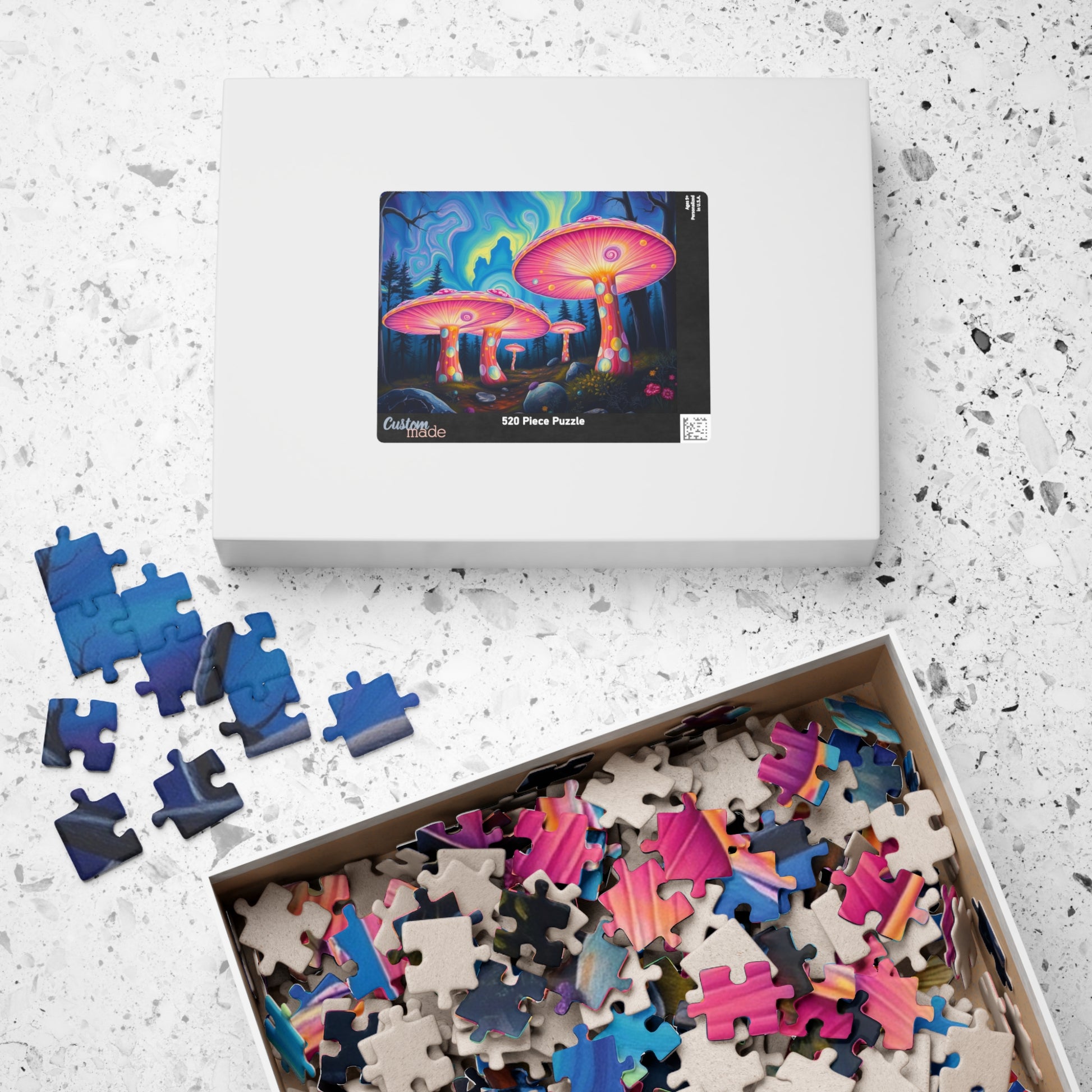 Magical Mushroom Puzzle, Enchanting Fantasy Jigsaw Puzzle for Adults, Holiday or Birthday Gift for Friend, Puzzle Lover and Art Enthusiast Puzzle The Puzzle Chest