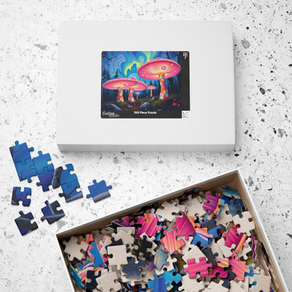 Magical Mushroom Puzzle, Enchanting Fantasy Jigsaw Puzzle for Adults, Holiday or Birthday Gift for Friend, Puzzle Lover and Art Enthusiast Puzzle The Puzzle Chest