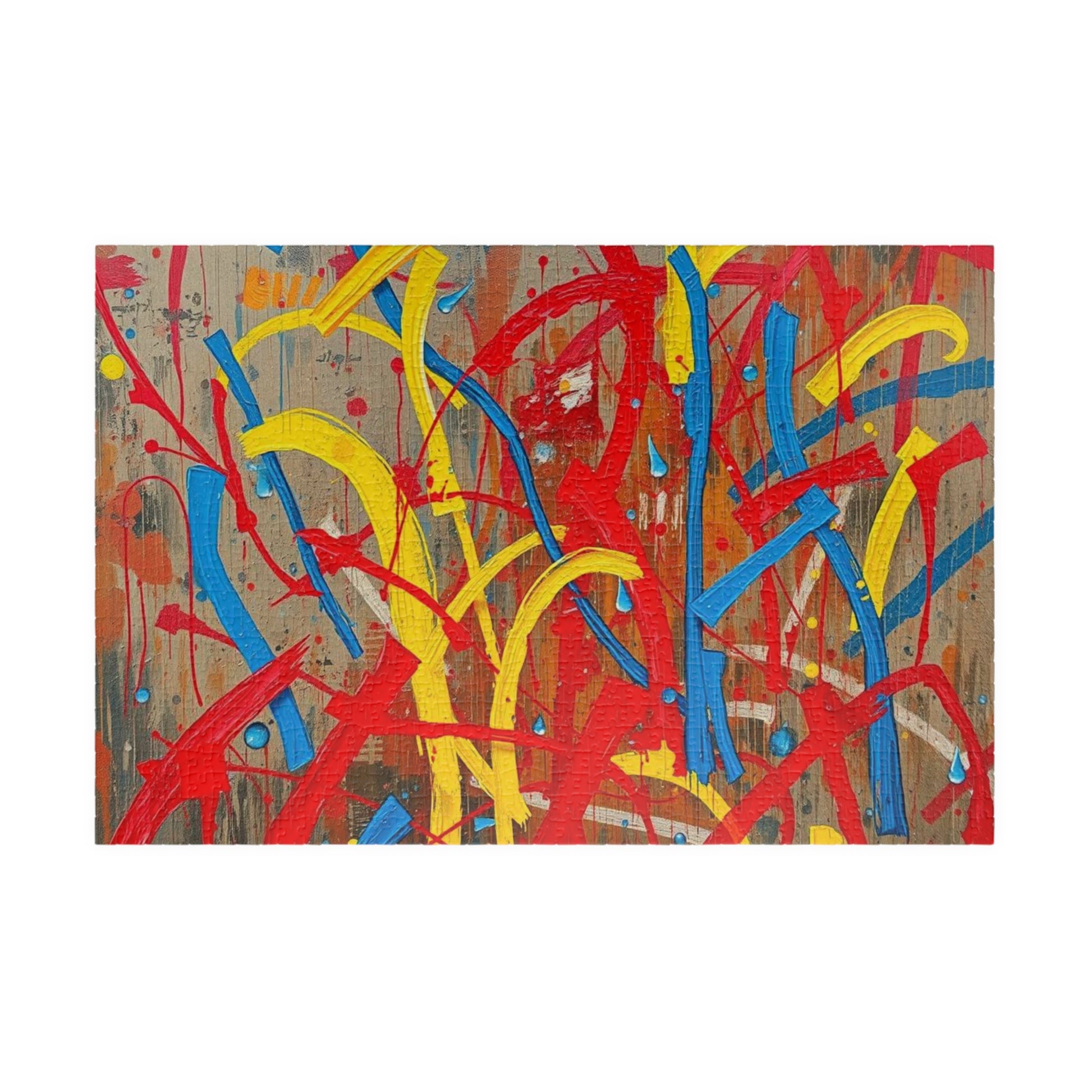 Abstract Colorful Jigsaw Puzzle Game for Adults, Vibrant Wall Art Piece 1014 pcs (Horizontal) Puzzle The Puzzle Chest