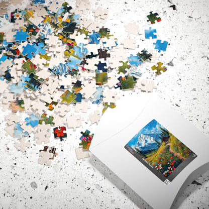 Mountain Landscape Puzzle, Scenic Nature Jigsaw, Perfect Gift for Nature Lovers, Family Game Night, Home Decor Puzzle The Puzzle Chest