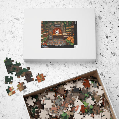 Bunny Bakery Puzzle 520 Piece | Cute Rabbit Bread Shop Jigsaw Puzzle The Puzzle Chest
