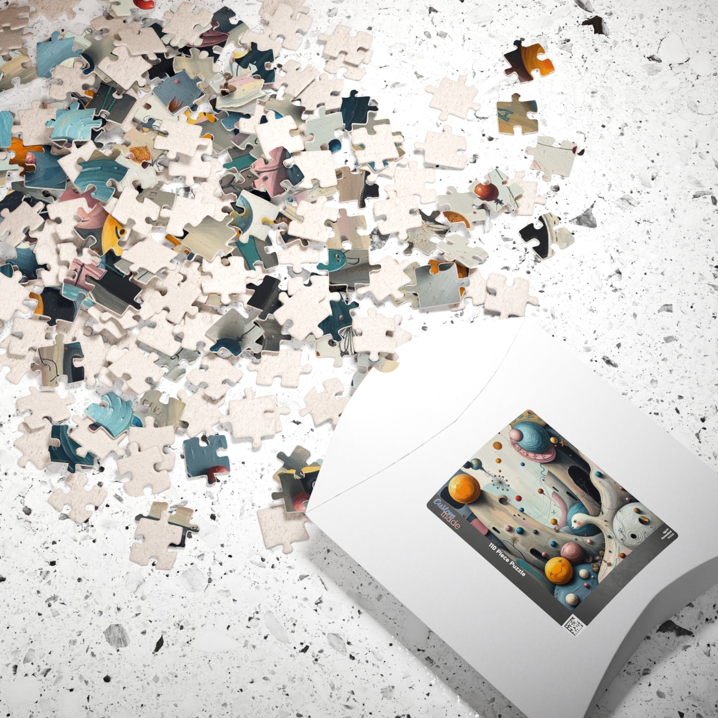 Fantastical Childlike World Puzzle for Adults, Abstract Shapes Jigsaw Game for Solo Fun, Family Activity, Puzzle Lover Gift for Friend Puzzle The Puzzle Chest