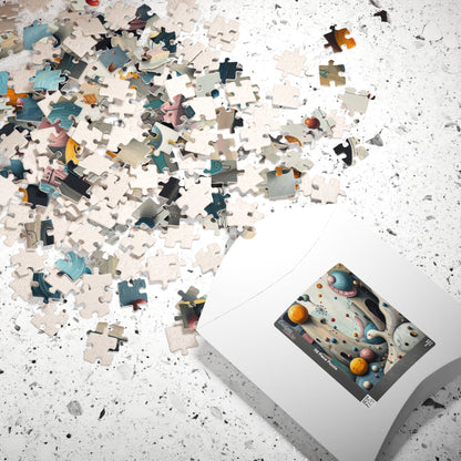 Fantastical Childlike World Puzzle for Adults, Abstract Shapes Jigsaw Game for Solo Fun, Family Activity, Puzzle Lover Gift for Friend Puzzle The Puzzle Chest