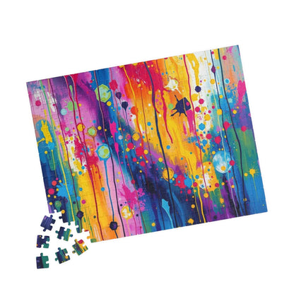 Colorful Abstract Art Jigsaw Puzzle Brain Teaser Puzzle The Puzzle Chest