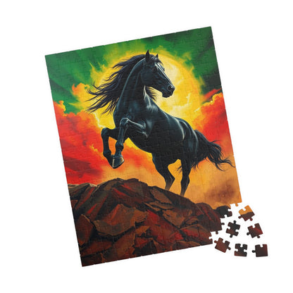 Majestic Horse Puzzle - 110, 252, 520, 1014-piece - Perfect for Horse Lovers, Mindfulness Activity, Family Game Night, Unique Gift Idea Puzzle The Puzzle Chest