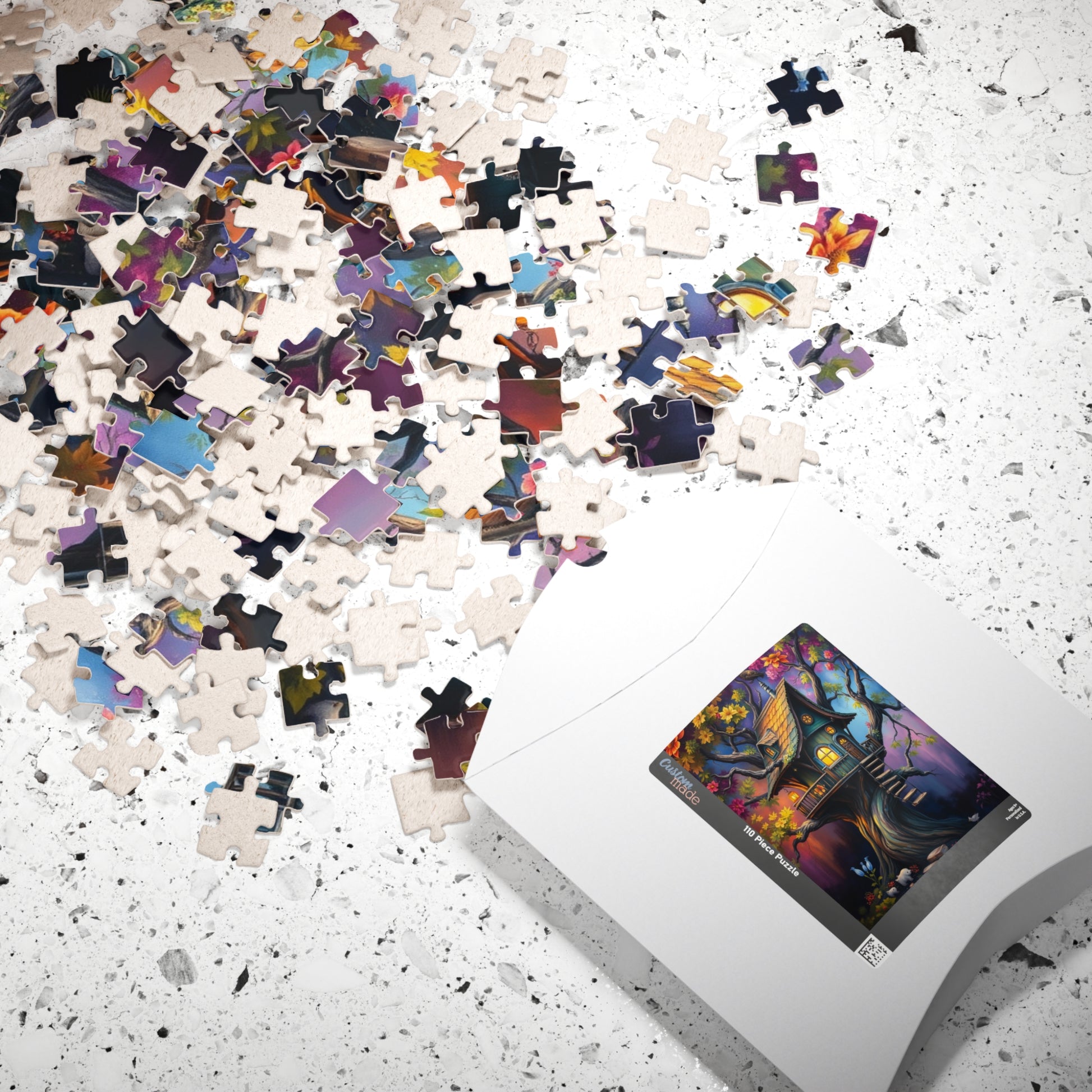 Charming Treehouse Jigsaw Puzzle for Adults, Puzzle Lover Holiday or Birthday Gift for Friends, Mindfulness Activity, Entertaining Pastime Puzzle The Puzzle Chest