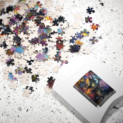 Charming Treehouse Jigsaw Puzzle for Adults, Puzzle Lover Holiday or Birthday Gift for Friends, Mindfulness Activity, Entertaining Pastime Puzzle The Puzzle Chest