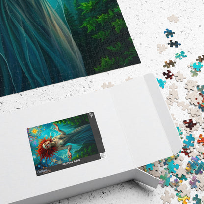 Otherworldly Witch Puzzle, 110-1014 Piece Galaxy and Forest Scene Jigsaw Game, Fantasy Art, Family Activity, Puzzle Lover Gift, Relaxation