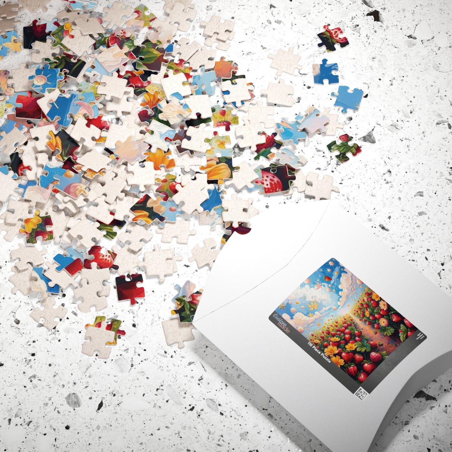 Strawberry Patch Jigsaw Puzzle, Magical Fruit Garden, Fun Family Activity, Relaxing Pastime, Best Gift for Puzzle Enthusiasts, Mindfulness Puzzle The Puzzle Chest