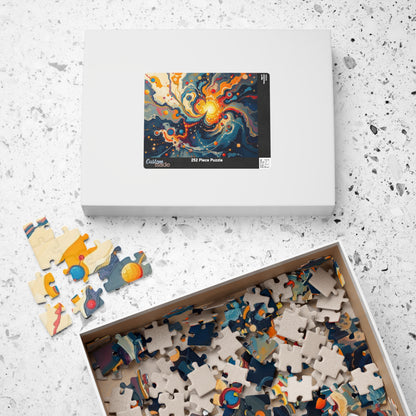 Cosmic Swirl Puzzle - Abstract Art Jigsaw Game for Adults Puzzle The Puzzle Chest