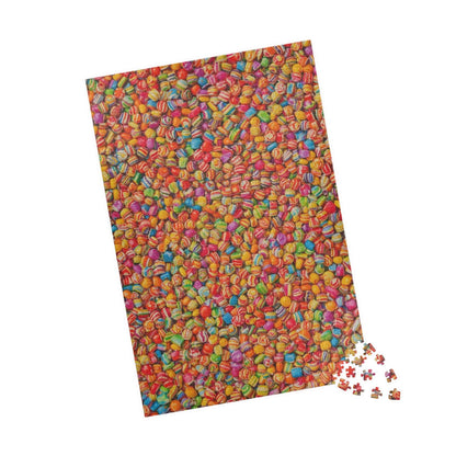 Candy Lovers Collage Jigsaw Puzzle - Bright Overlapping Sweet Treats for a Fun Food Puzzle 1014 pcs (Vertical) Puzzle The Puzzle Chest