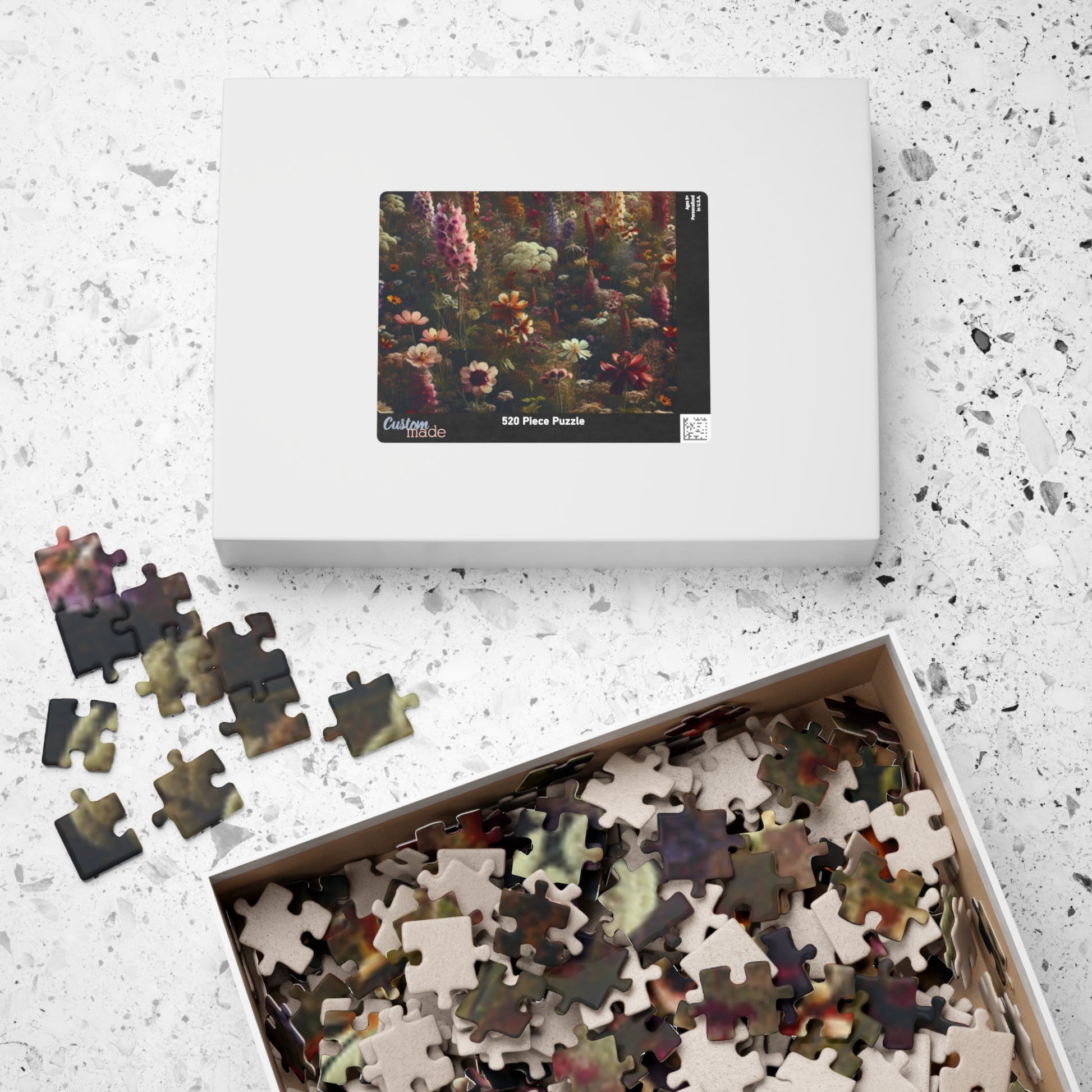 Wildflower Patch Puzzle, 110-1014 Piece Botanical Art Challenging Jigsaw, Tabletop Game for Quiet Family Time Activity, Puzzle Lover Gift Puzzle The Puzzle Chest