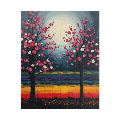 Colorful Landscape Jigsaw Puzzle, Home Activity, Gift for Nature Lover and Friends, Family Game Night Brain Teaser, Unique Wall Art 110 pcs (Vertical) Puzzle The Puzzle Chest