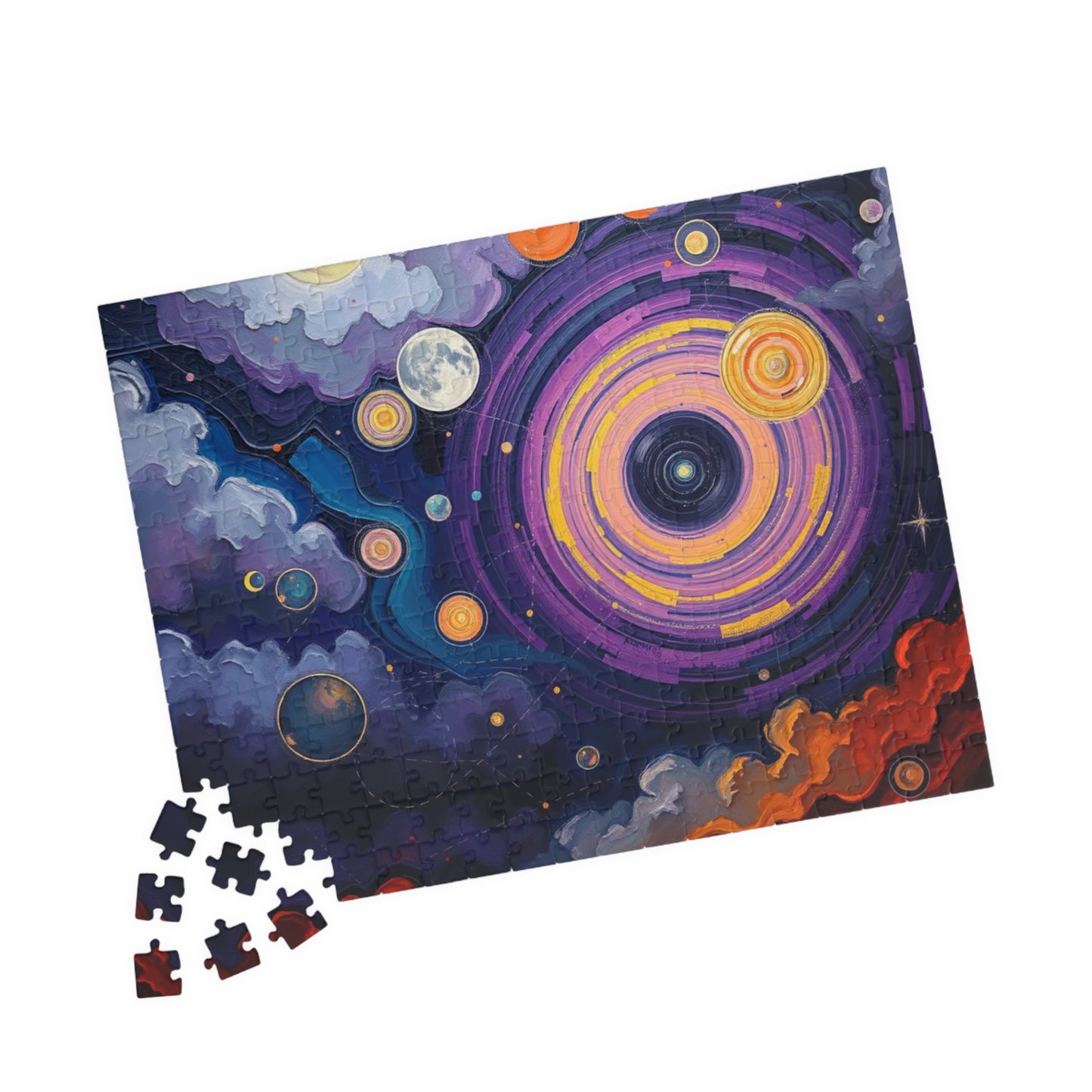 Cosmic Galaxy Abstract Puzzle for Adults, Space-Themed Game for Family Activity, Solo Fun, Holiday or Birthday Gift for Friends Puzzle The Puzzle Chest