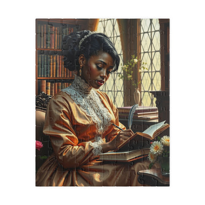 African American Woman Puzzle, Victorian Era Black Woman Reading Jigsaw, Family Game Night, Creative Activity, Black History Month Gift 110 pcs (Vertical) Puzzle The Puzzle Chest