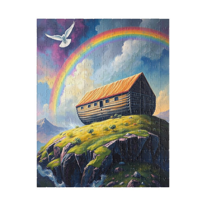 Noah's Ark Jigsaw Puzzle, Perfect for Family Game Night, Religious Holiday Birthday Gift for Friends, Fun Home Entertainment, Relaxing Hobby 252 pcs (Vertical) Puzzle The Puzzle Chest