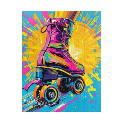 Colorful Roller Skate Puzzle | Pop Art Jigsaw Game | Fun Gift for Roller Skating Lovers | 110-1014 Piece | Family Game Night, Unique Home 252 pcs (Vertical) Puzzle The Puzzle Chest