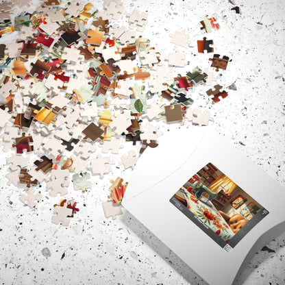 Charming Sewing Studio Jigsaw Puzzle, Craft Room Crafting Essentials, Relaxing Hobby Activity, Mindfulness Gift, Stay at Home Entertainment Puzzle The Puzzle Chest