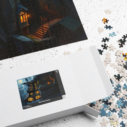 Mystical Haunted House Puzzlem, 110-1014 pieces Gothic Art, Perfect for Halloween, Family Game Night, Gift for Puzzle Lovers, Cozy Nights In The Puzzle Chest