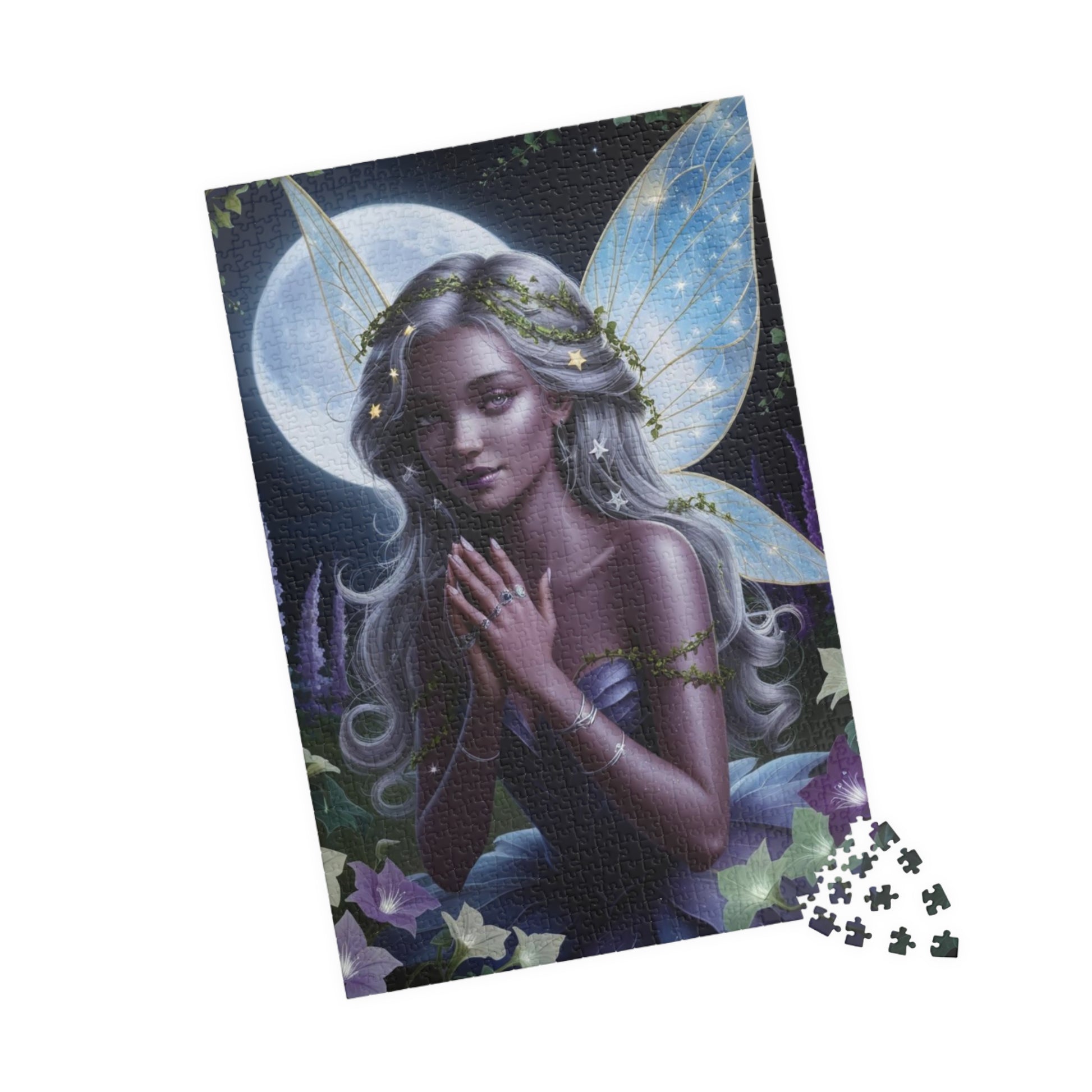 Moonlit Fairy Puzzle | 110-1014 Piece Adult Jigsaw Game | Creative Gift Idea for Puzzle Lover | Mindful Activity for Family Fun Brain Teaser Puzzle The Puzzle Chest