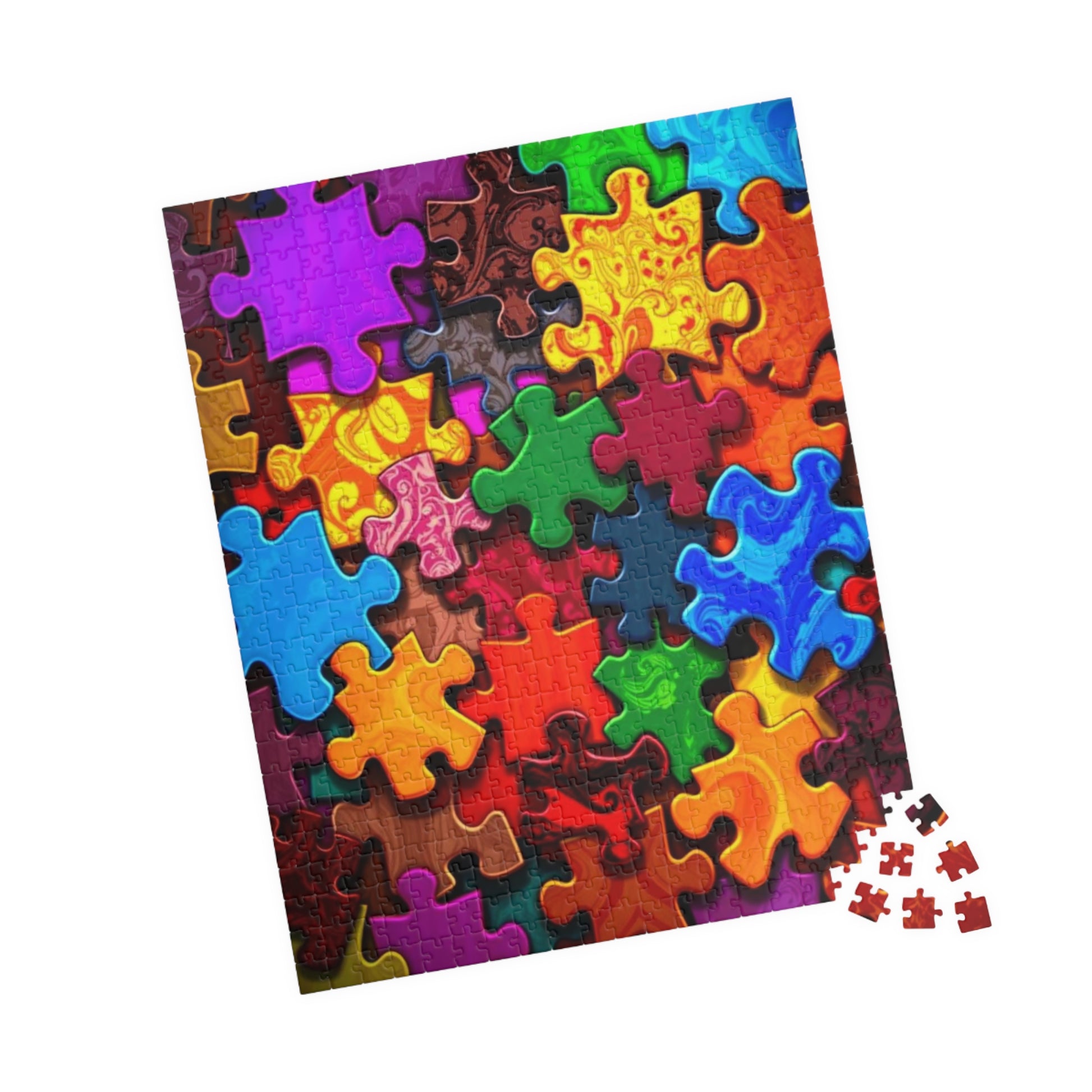 Chaotic Puzzle Piece Jigsaw Collage Puzzle - Fun for Adults, Family Game Night Activity, Creative Hobby, Senior Mental Exercise Puzzle The Puzzle Chest