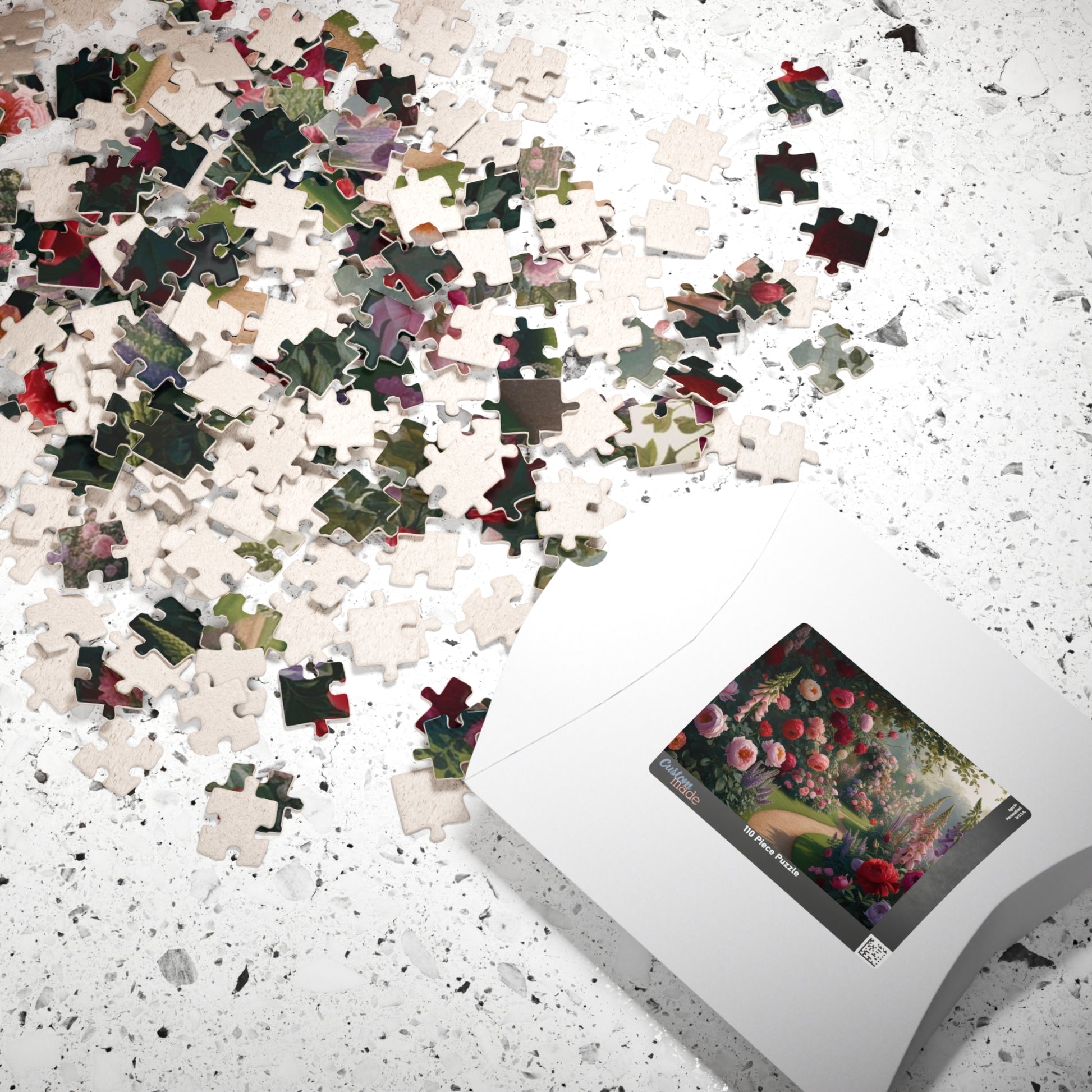 Floral Pathway Puzzle, Beautiful Garden Adult Jigsaw Game, Relaxing Indoor Activity, Home and Family Entertainment, Gift for Nature Lovers Puzzle The Puzzle Chest
