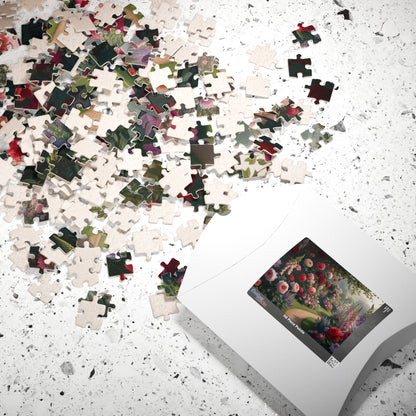 Floral Pathway Puzzle, Beautiful Garden Adult Jigsaw Game, Relaxing Indoor Activity, Home and Family Entertainment, Gift for Nature Lovers Puzzle The Puzzle Chest