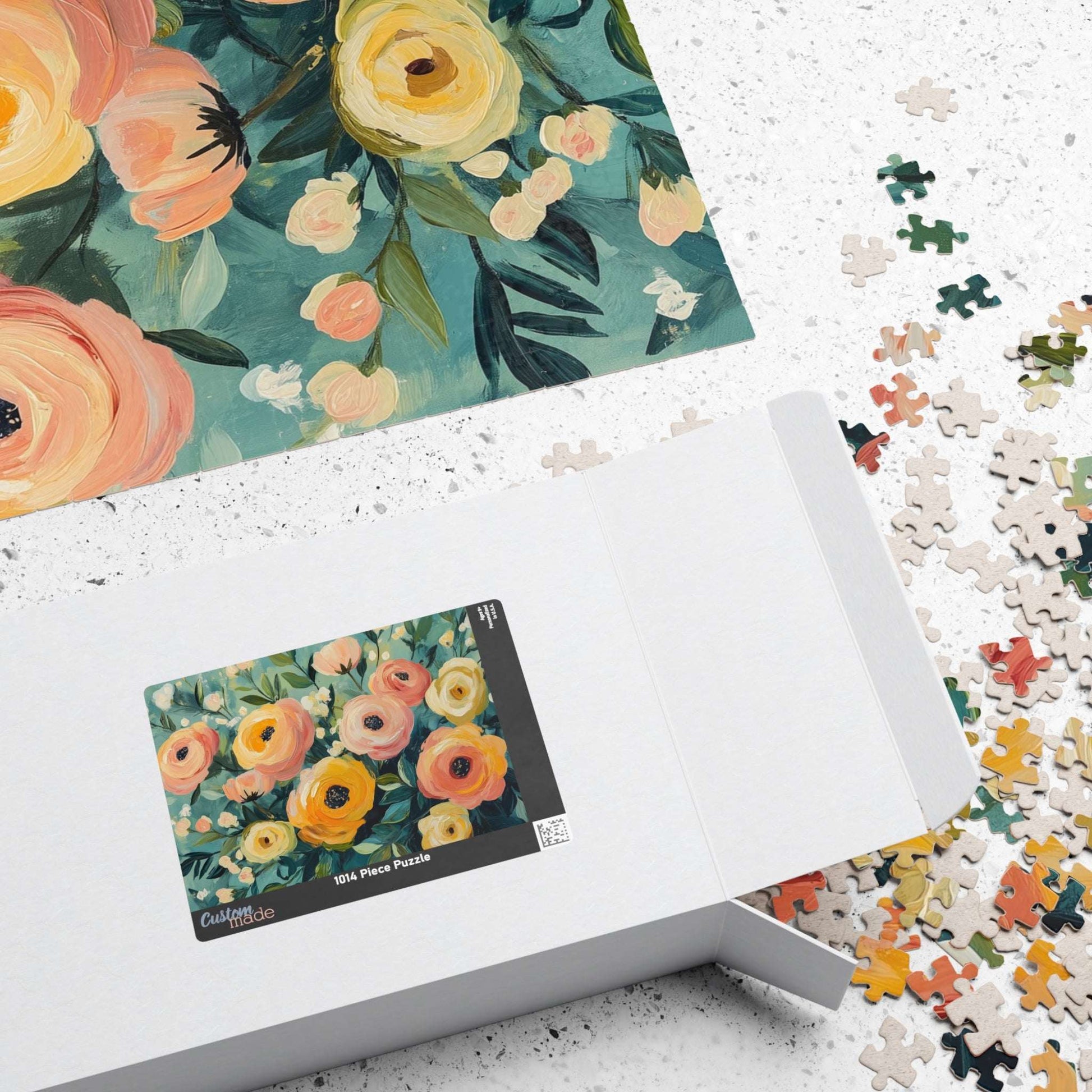 Floral Ranunculus Jigsaw Puzzle — Spring Flower Puzzle
